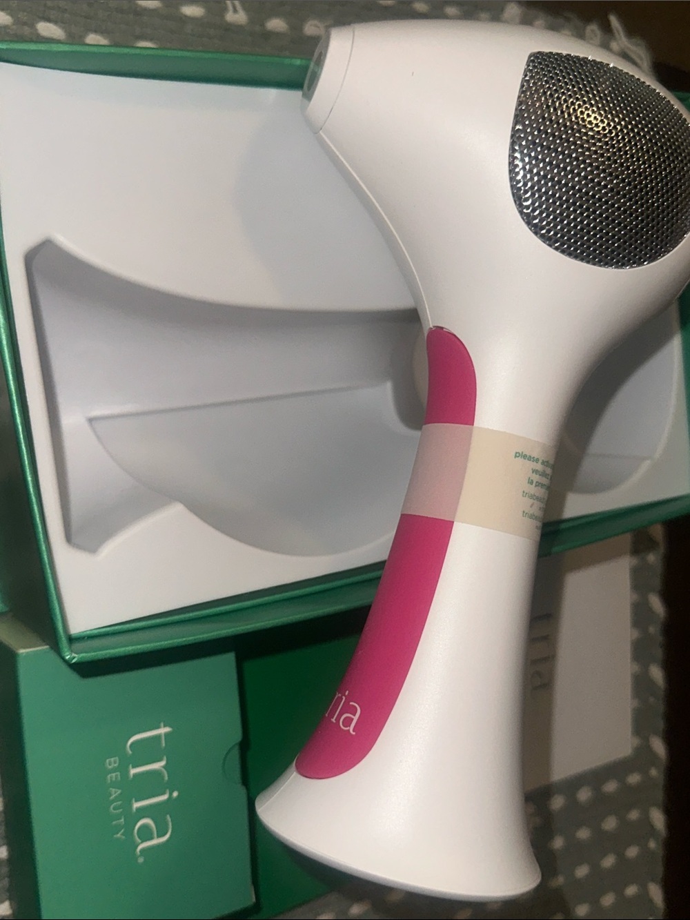 Tria Hair Removal Laser 4X - White with Pink Accents - Picture 4 of 11